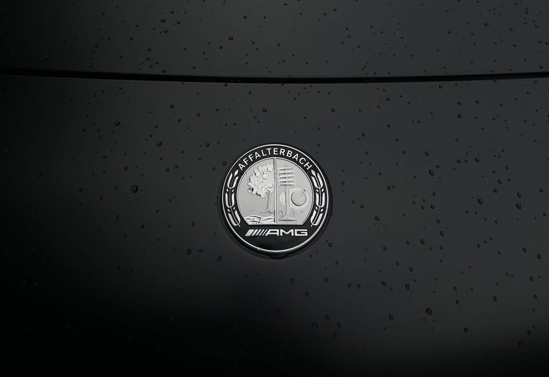 Black matte finished car 
