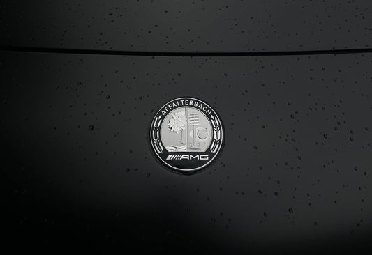 Black matte finished car 