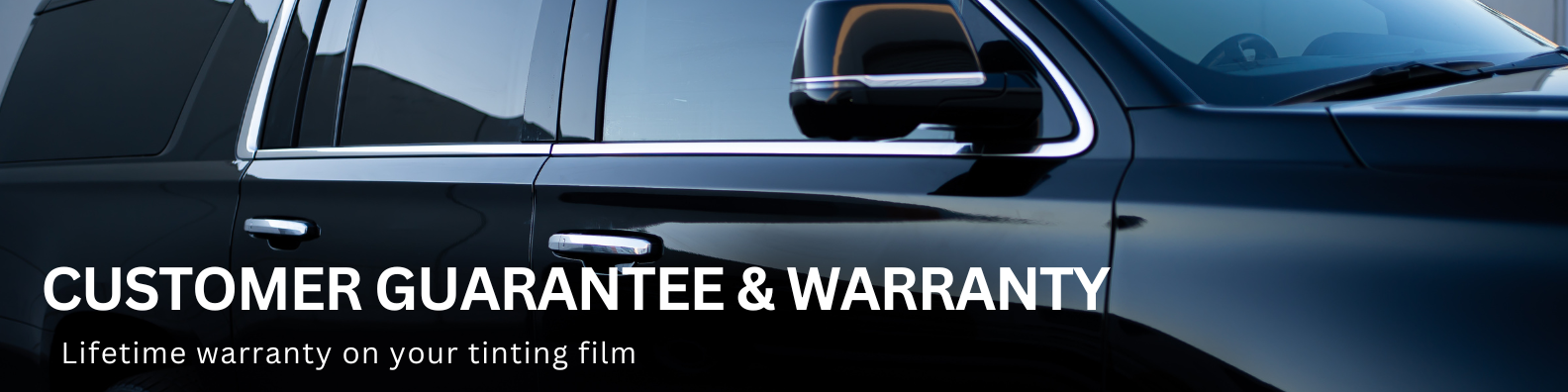 Car tint with lifetime warranty Noosa