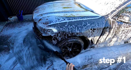 elegance car detailing Noosa picture of an exterior car wash